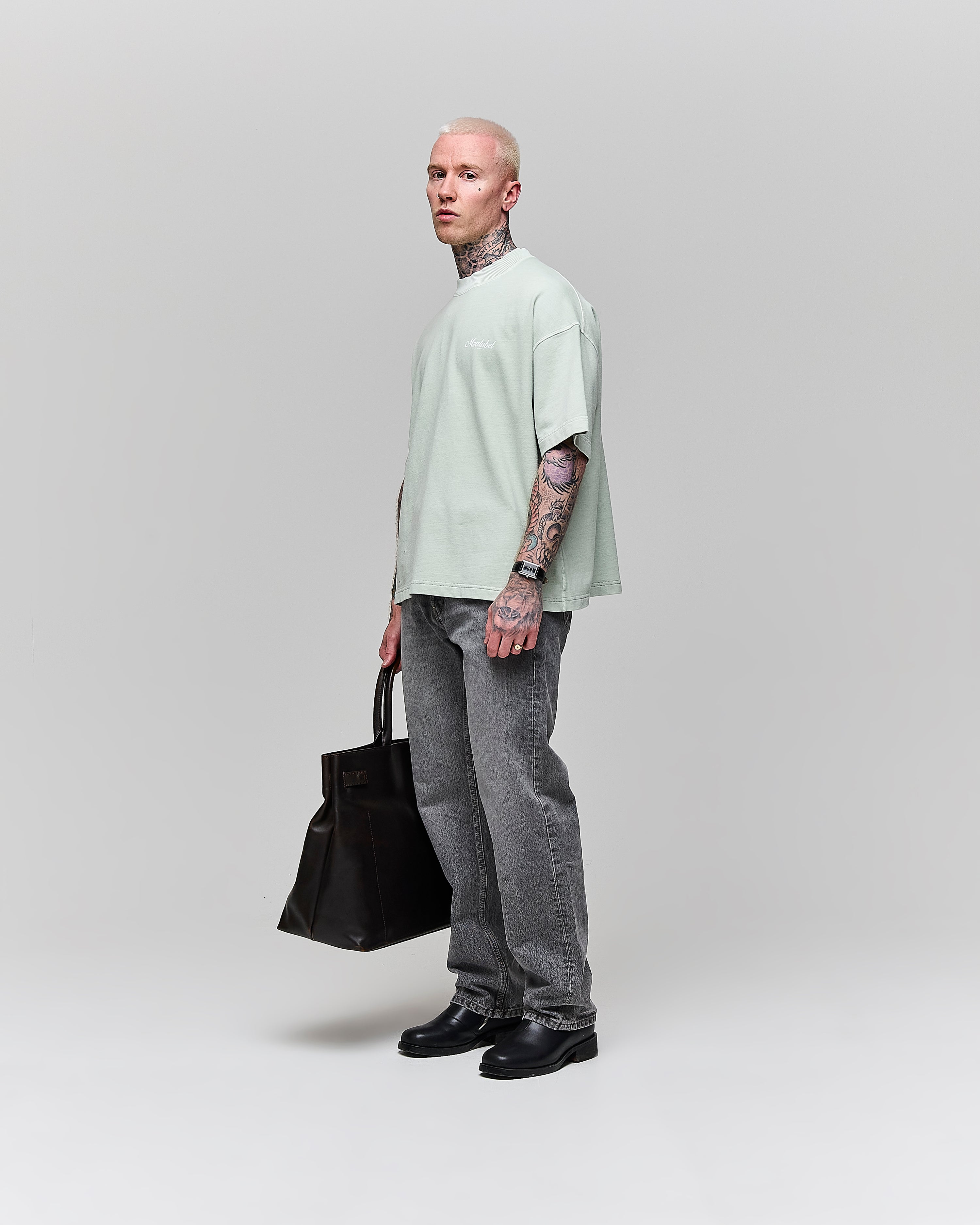 Essentials Logo T-Shirt Pistachio Wash