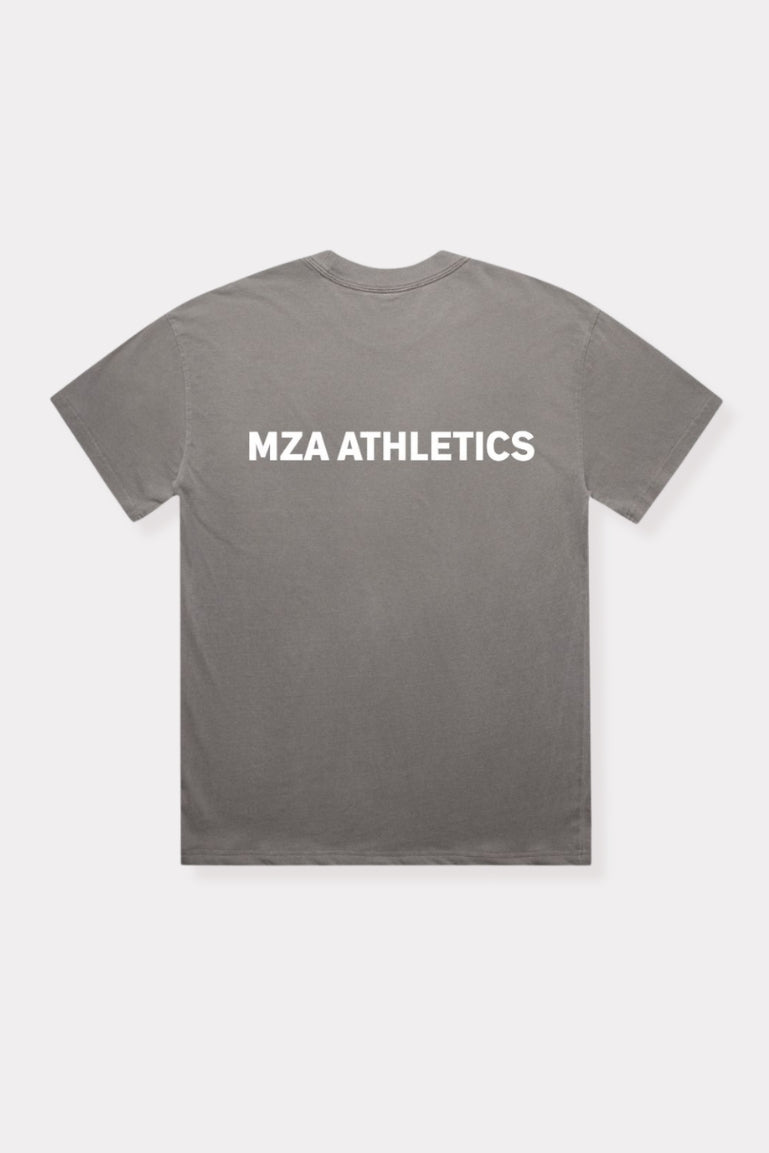 MZA Athletics T-Shirt Faded Grey