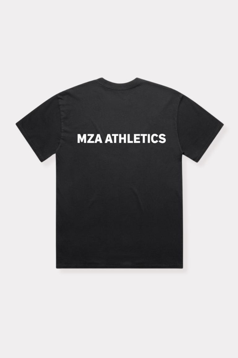 MZA Athletics T-Shirt Black & White