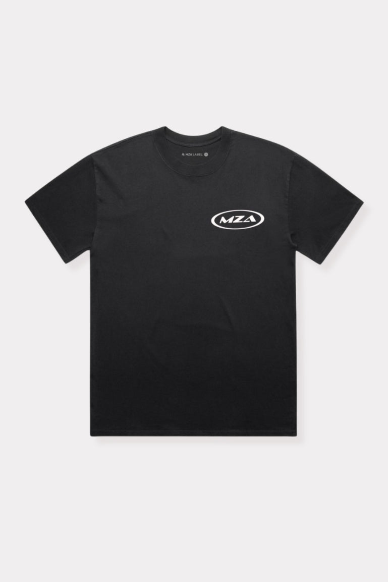 SPORTS OVAL T-Shirt Black & White