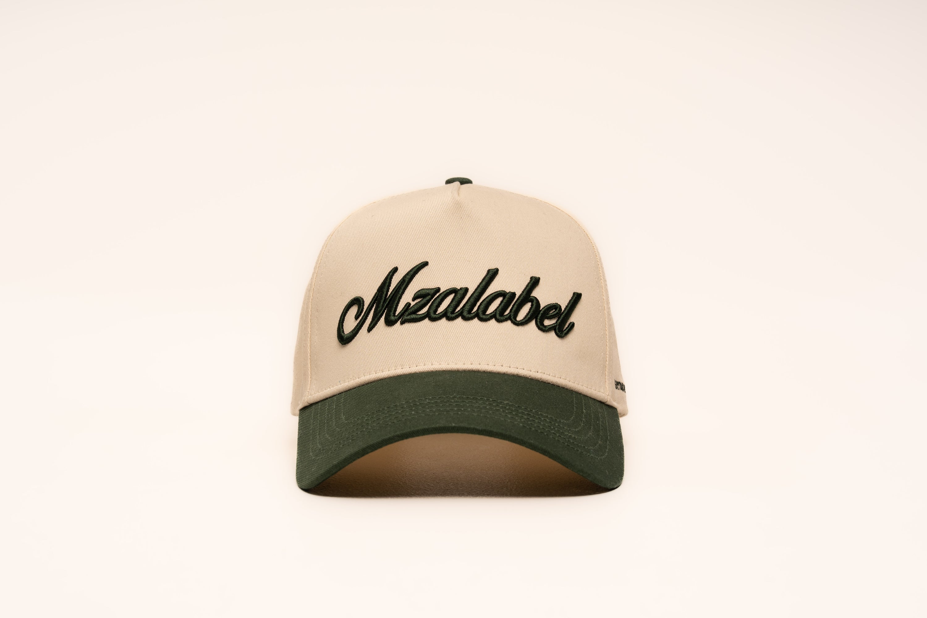 Heritage Cap - Cream & Forest Green