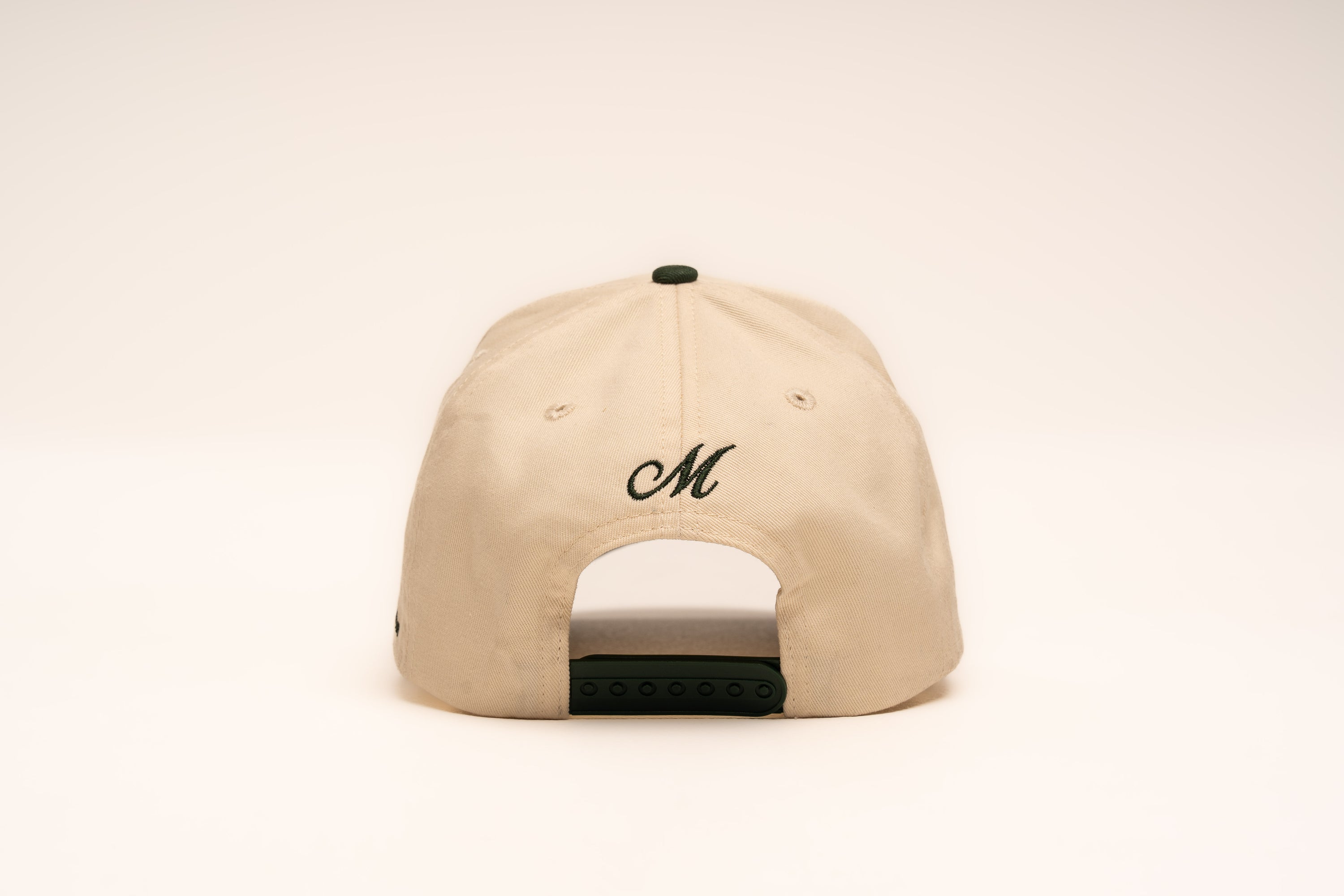Heritage Cap - Cream & Forest Green