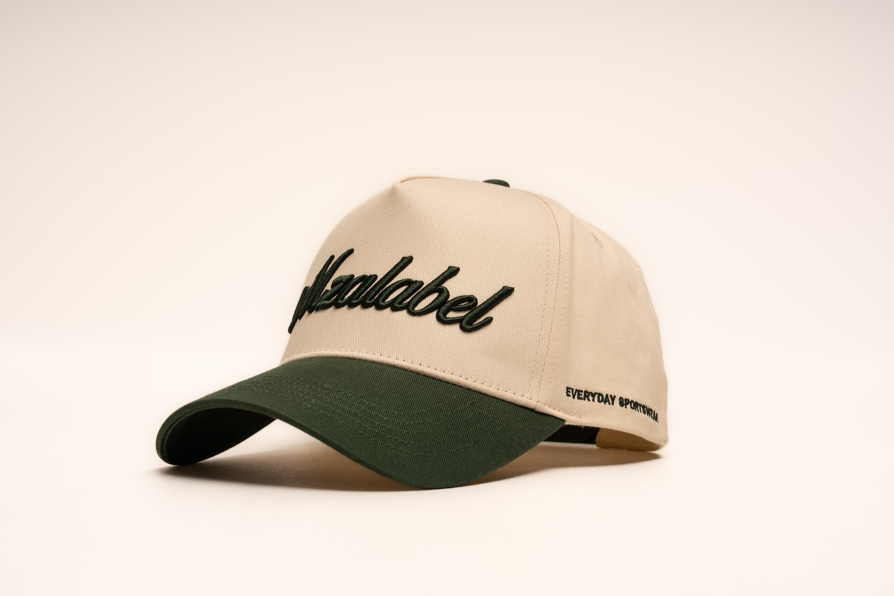 Heritage Cap - Cream & Forest Green