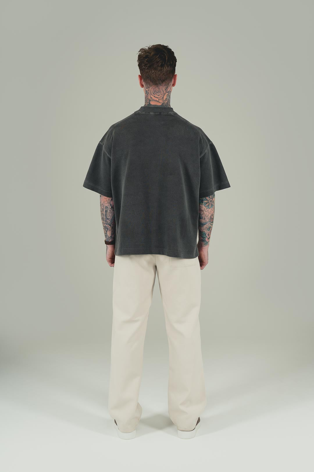 Vintage Black Cropped T-Shirt