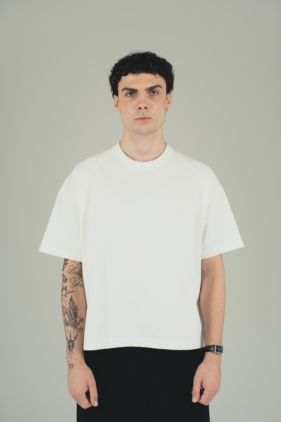 Vintage White Cropped T-Shirt