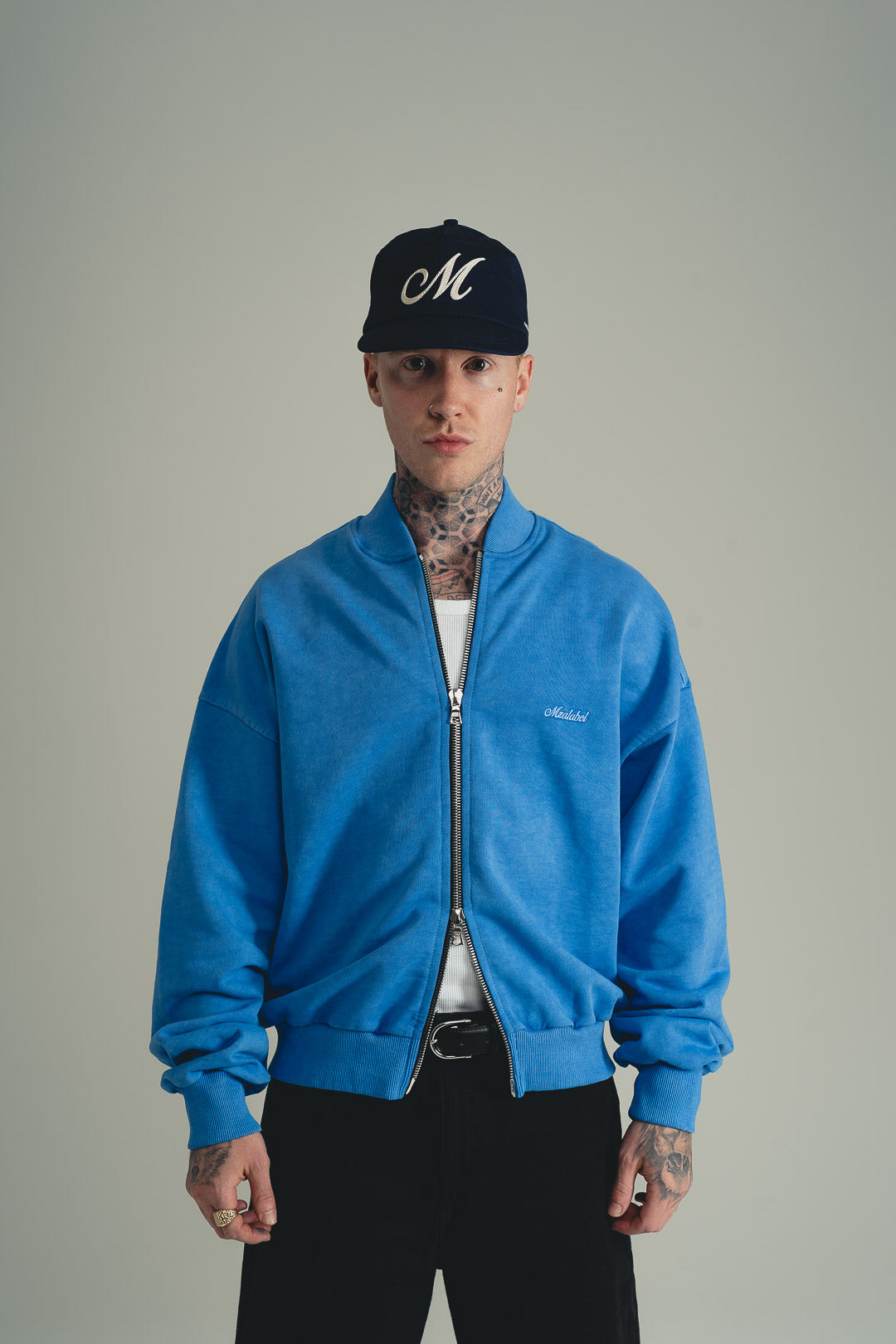 Cobalt Blue Varsity Jacket
