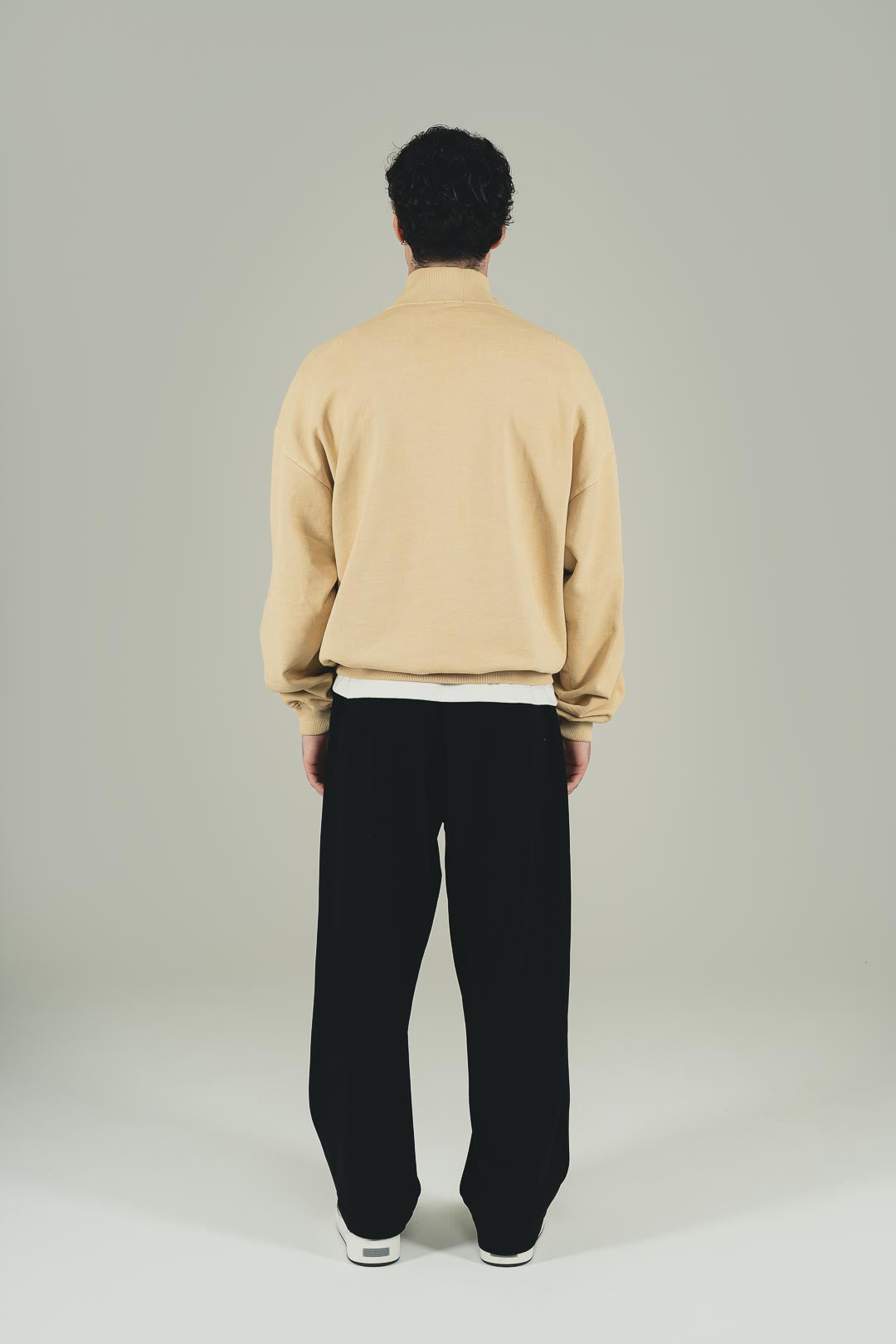 The Macaroon ¼ Zip Sweater