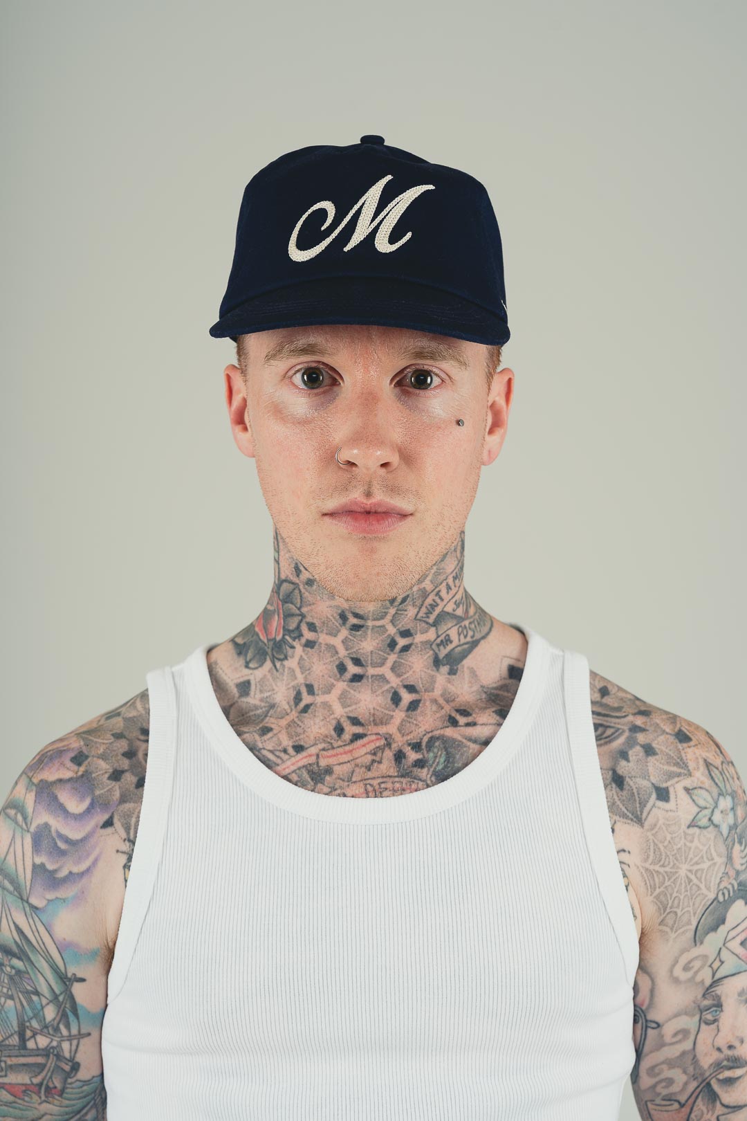 Monogram Cap - French Navy