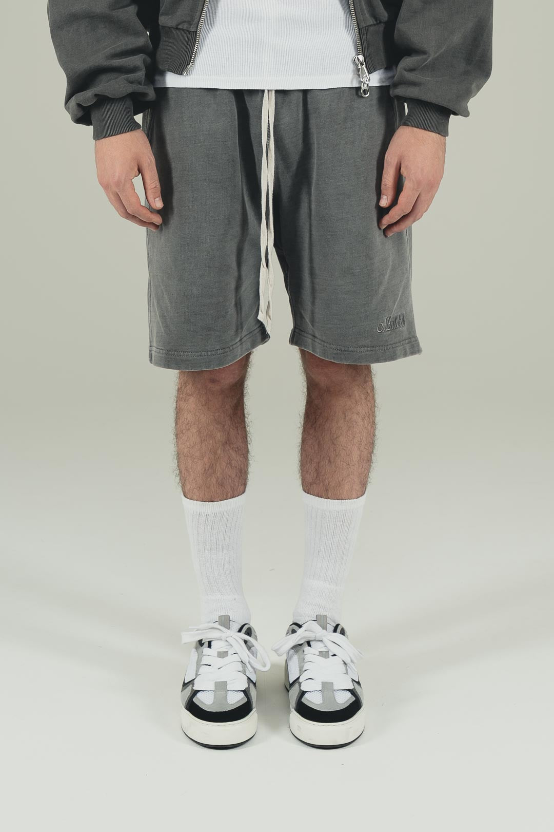 Washed Black Shorts - Large