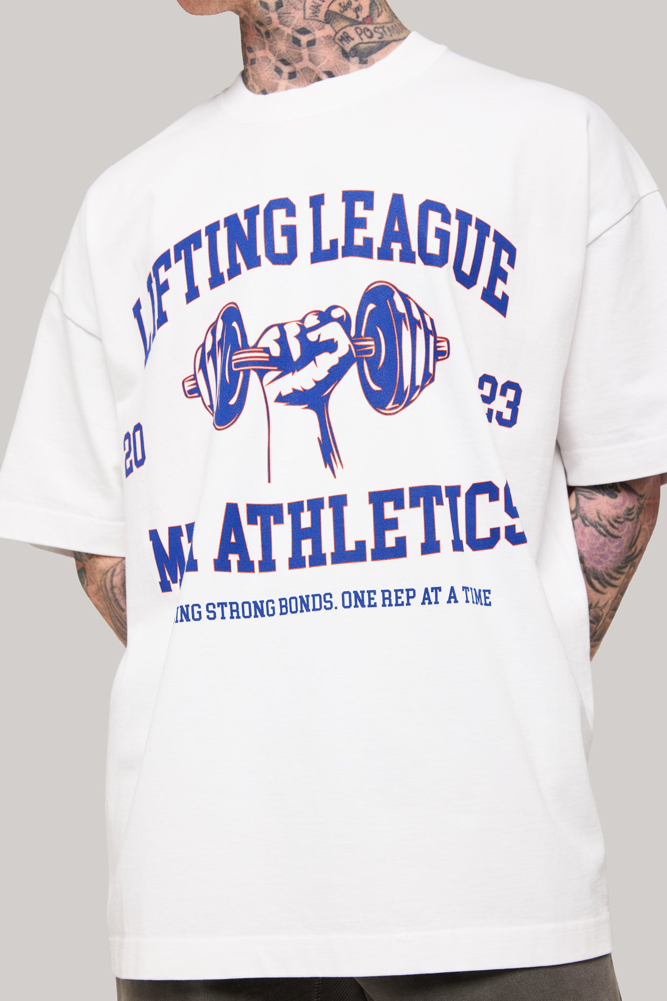 MZA LIFTING LEAGUE T-SHIRT - WHITE