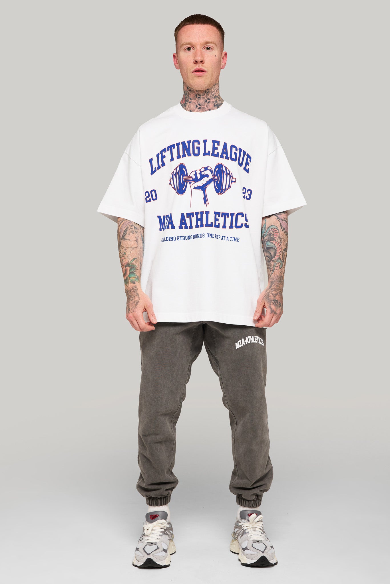 MZA LIFTING LEAGUE T-SHIRT - WHITE