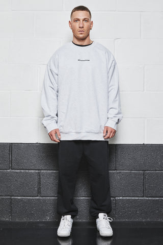 TRADEMARK CREWNECK - HEATHER GREY