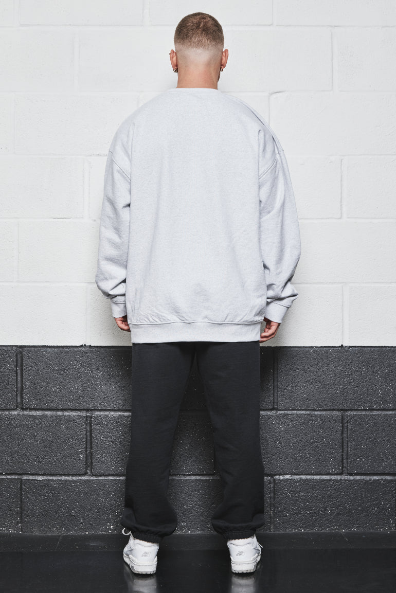 TRADEMARK CREWNECK - HEATHER GREY