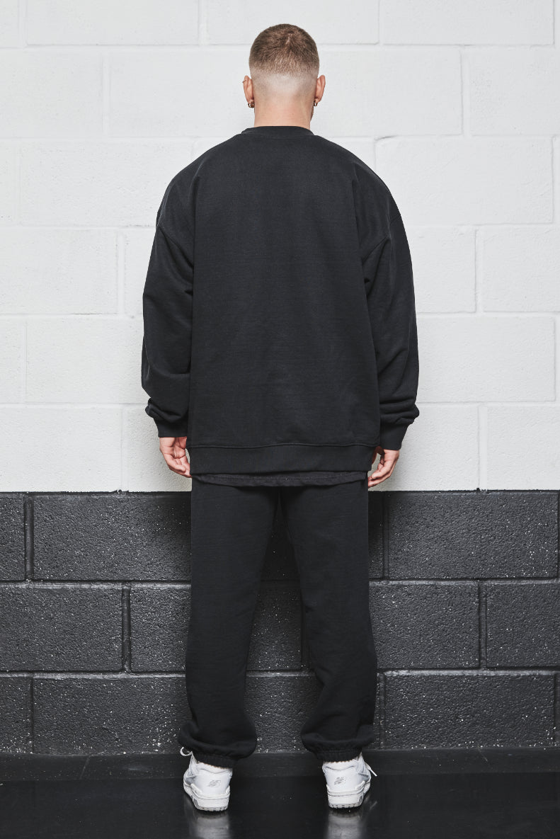 TRADEMARK CREWNECK - BLACK