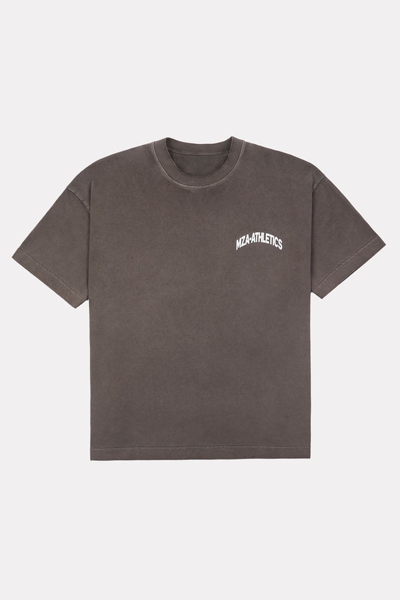 MZA ATHLETICS T-SHIRT - WASHED BROWN