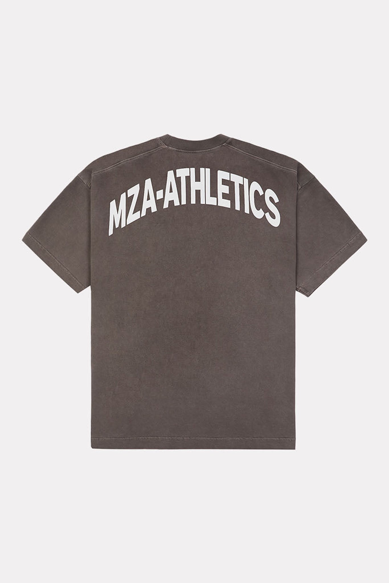 MZA ATHLETICS T-SHIRT - WASHED BROWN