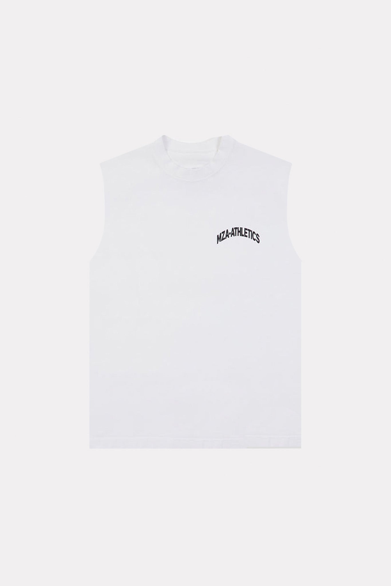 MZA - WHITE SLEEVELESS TEE