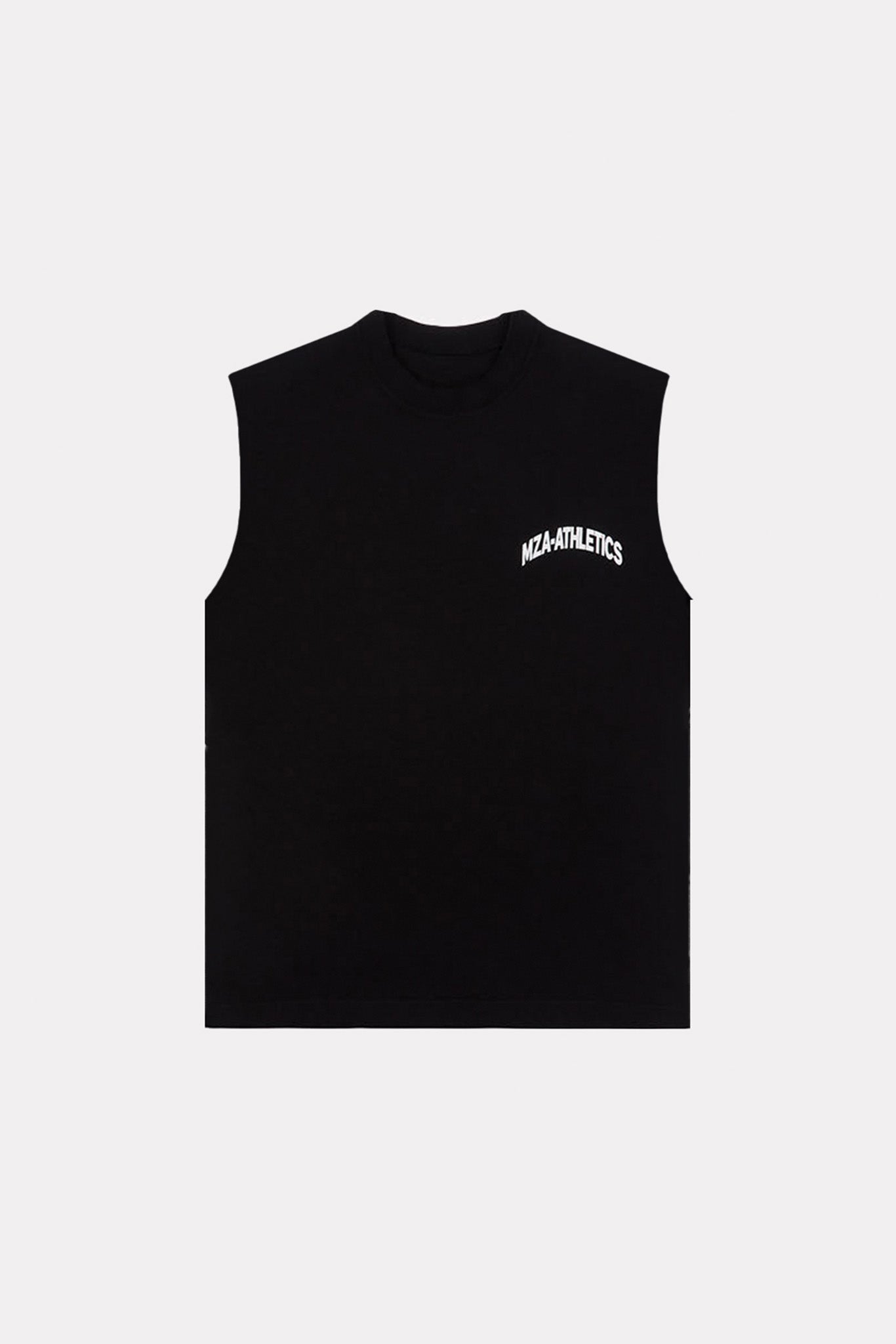 MZA - BLACK SLEEVELESS TEE